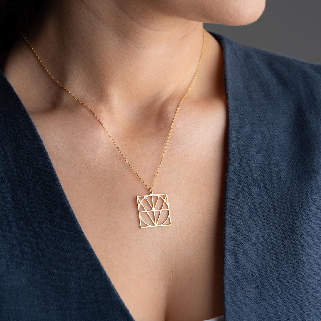 Familien-Initialen Monogramm-Halskette