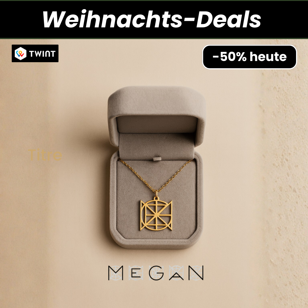 Familien-Initialen Monogramm-Halskette