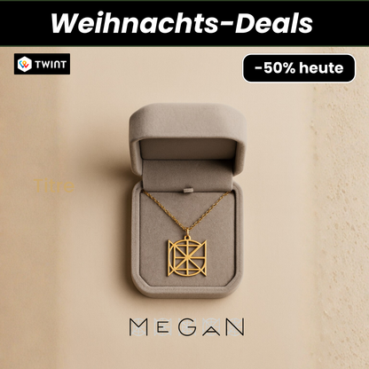 Familien-Initialen Monogramm-Halskette