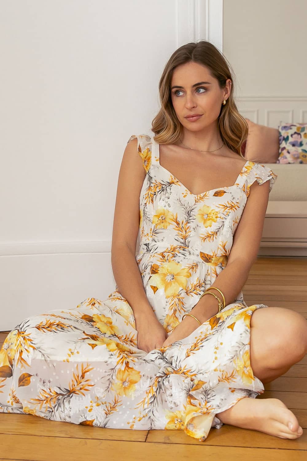 Robe Longue  Fleurie