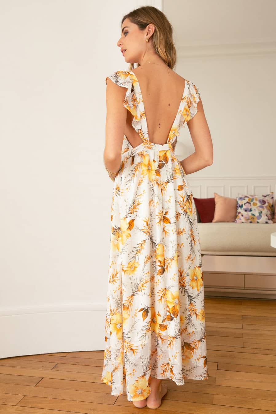 Robe Longue  Fleurie