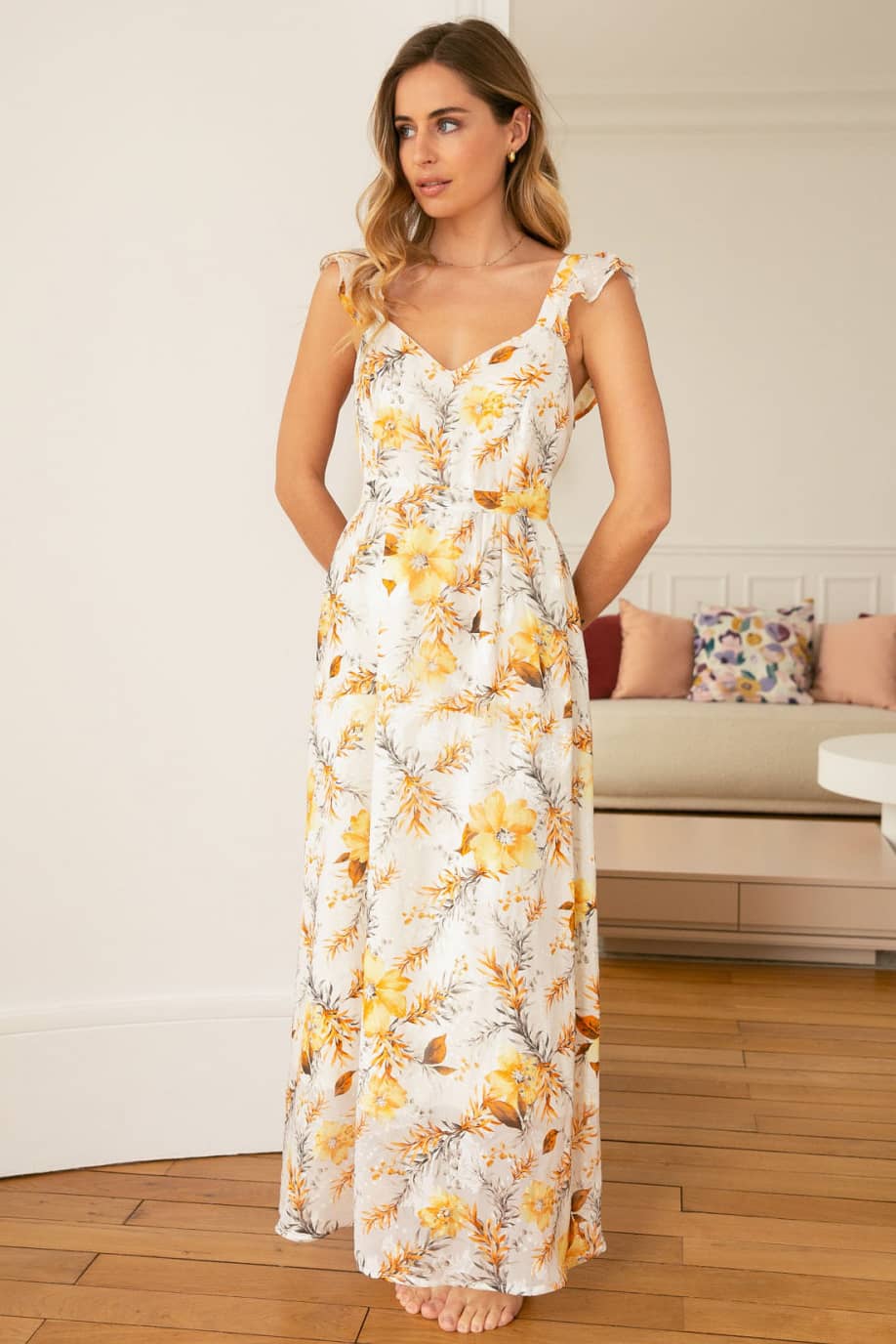 Robe Longue  Fleurie