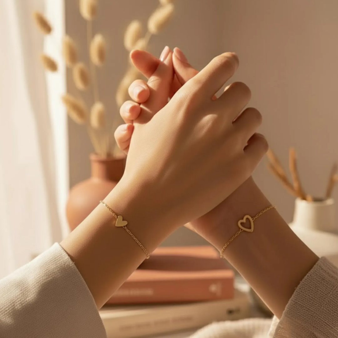 Armband-Set | Unzertrennbare Herzen