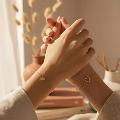 Armband-Set | Unzertrennbare Herzen