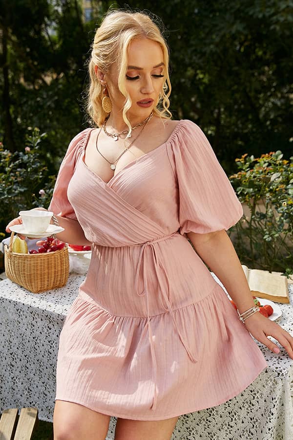 Robe Bohème Courte  Grande Taille