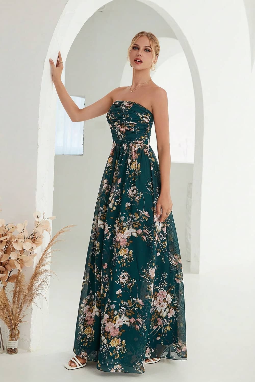 Robe Fleurie Bustier