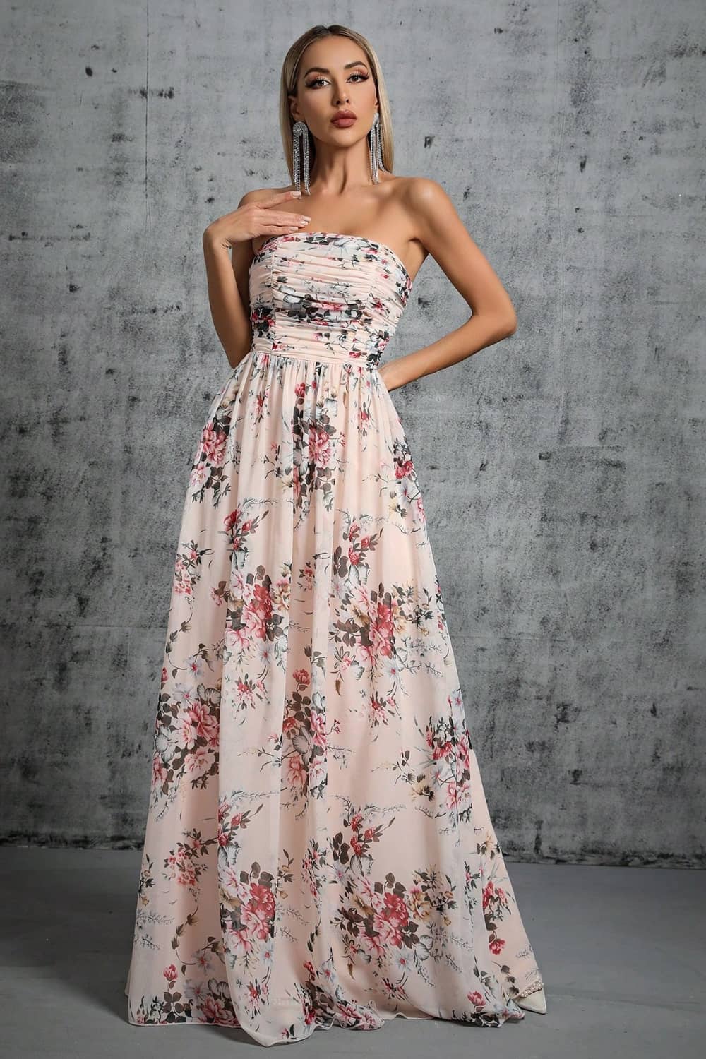 Robe Fleurie Bustier