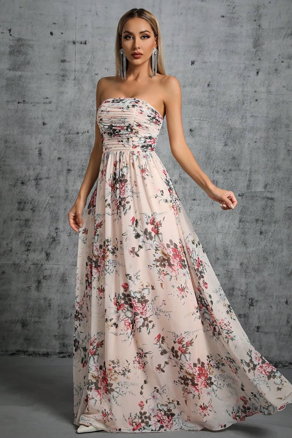 Robe Fleurie Bustier