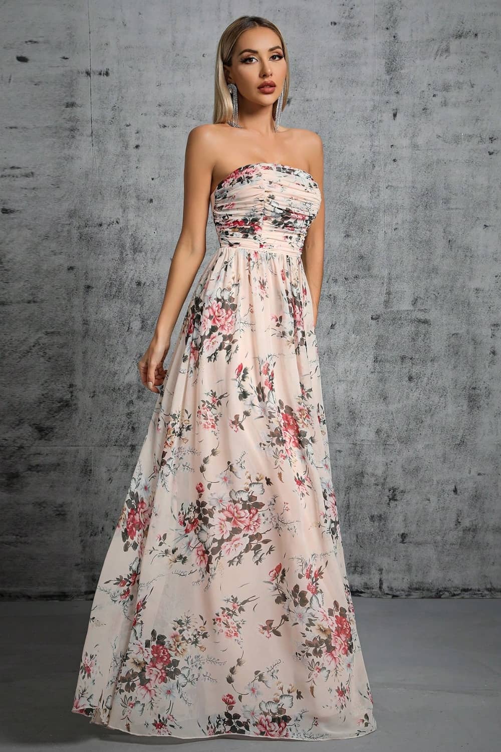 Robe Fleurie Bustier