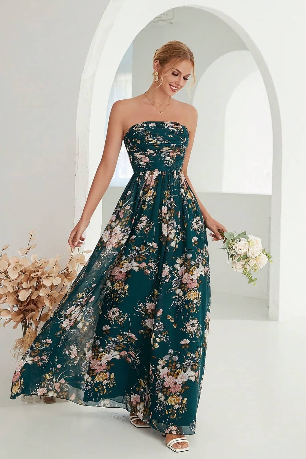 Robe Fleurie Bustier