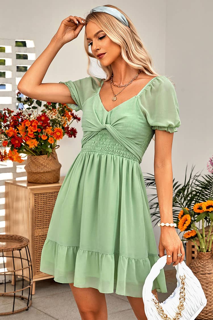 Robe Cérémonie Champêtre Chic  Courte