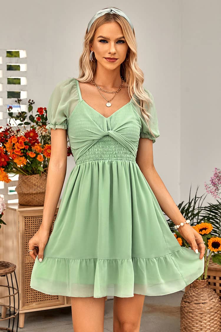 Robe Cérémonie Champêtre Chic  Courte