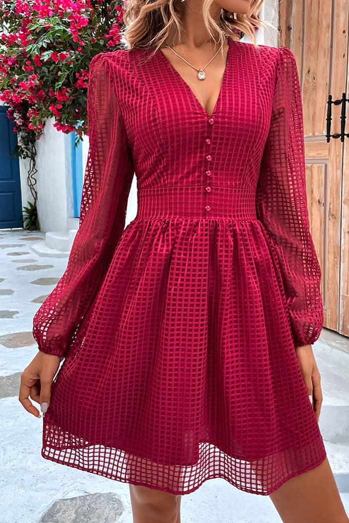 Robe Champêtre  Burgundy