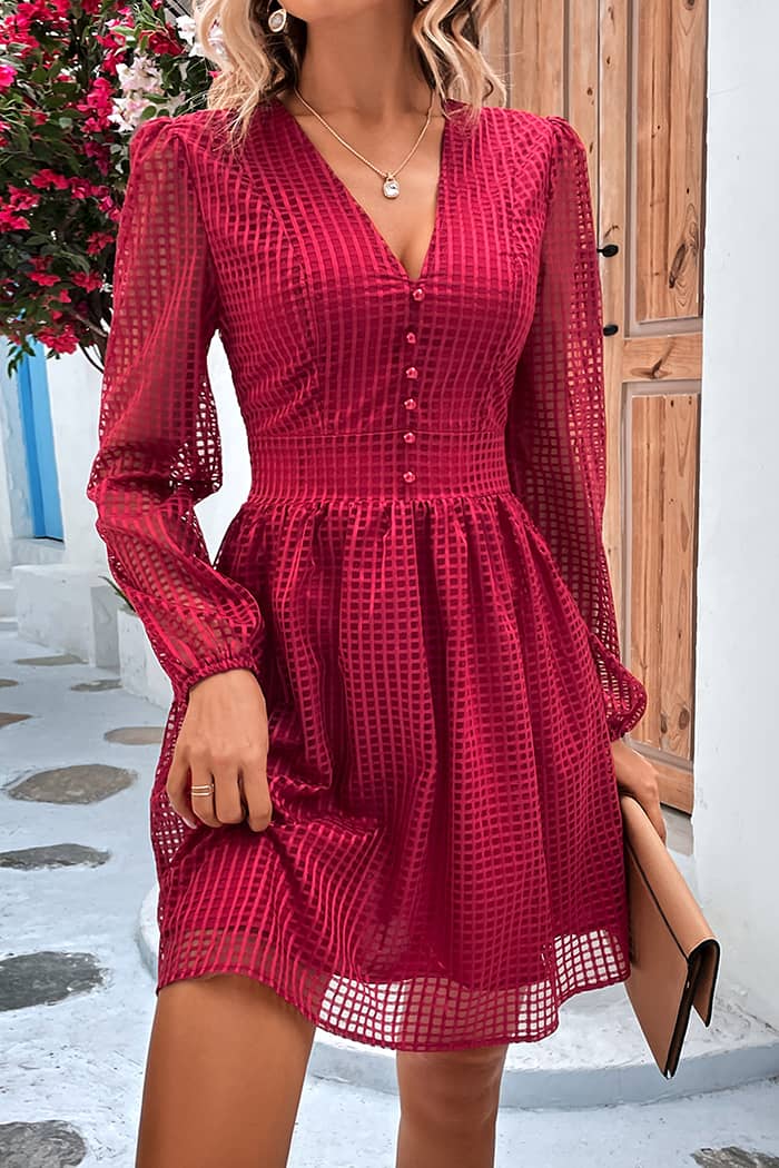 Robe Champêtre  Burgundy