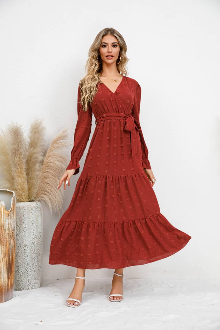 Robe Champêtre Chic  Couleur Automne