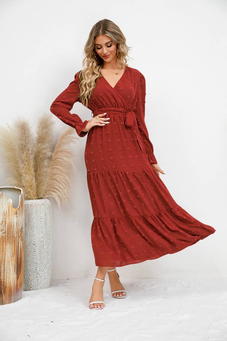 Robe Champêtre Chic  Couleur Automne
