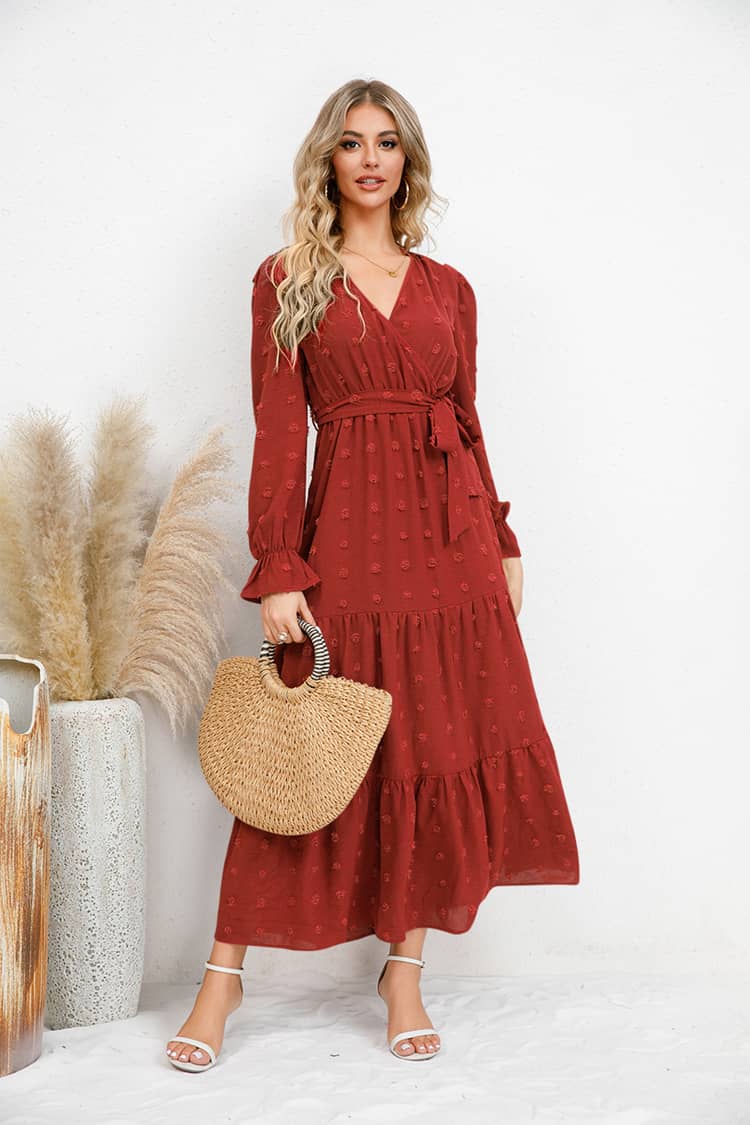 Robe Champêtre Chic  Couleur Automne