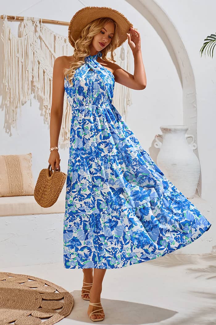 Robe Champêtre  Colorée