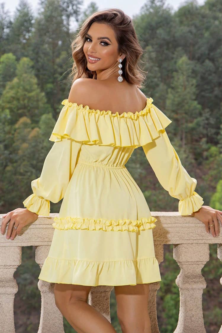 Robe Champêtre  Jaune