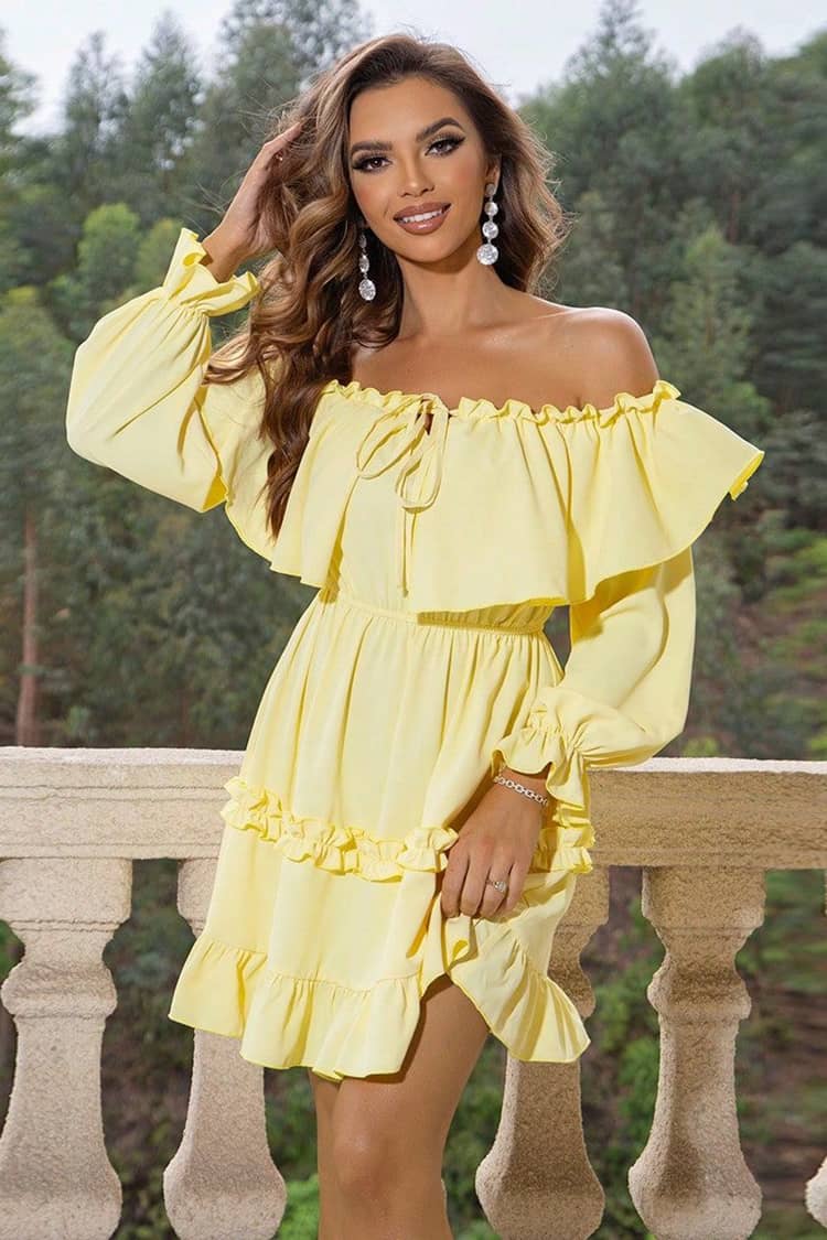 Robe Champêtre  Jaune
