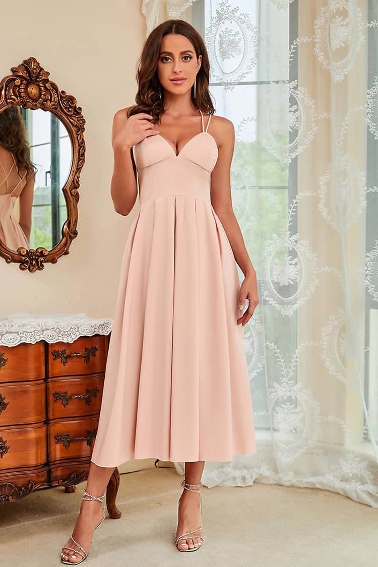 Robe Champêtre  Rose Poudré