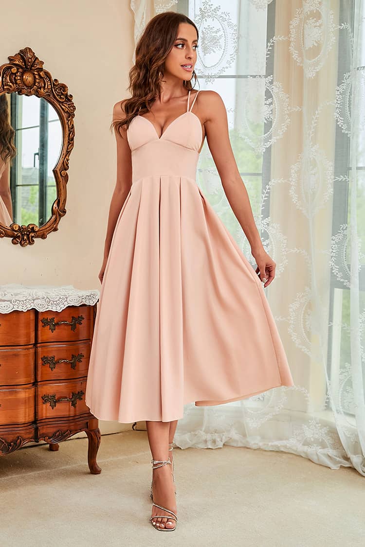 Robe Champêtre  Rose Poudré