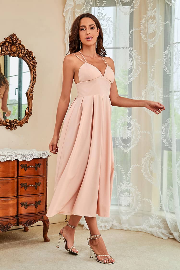 Robe Champêtre  Rose Poudré