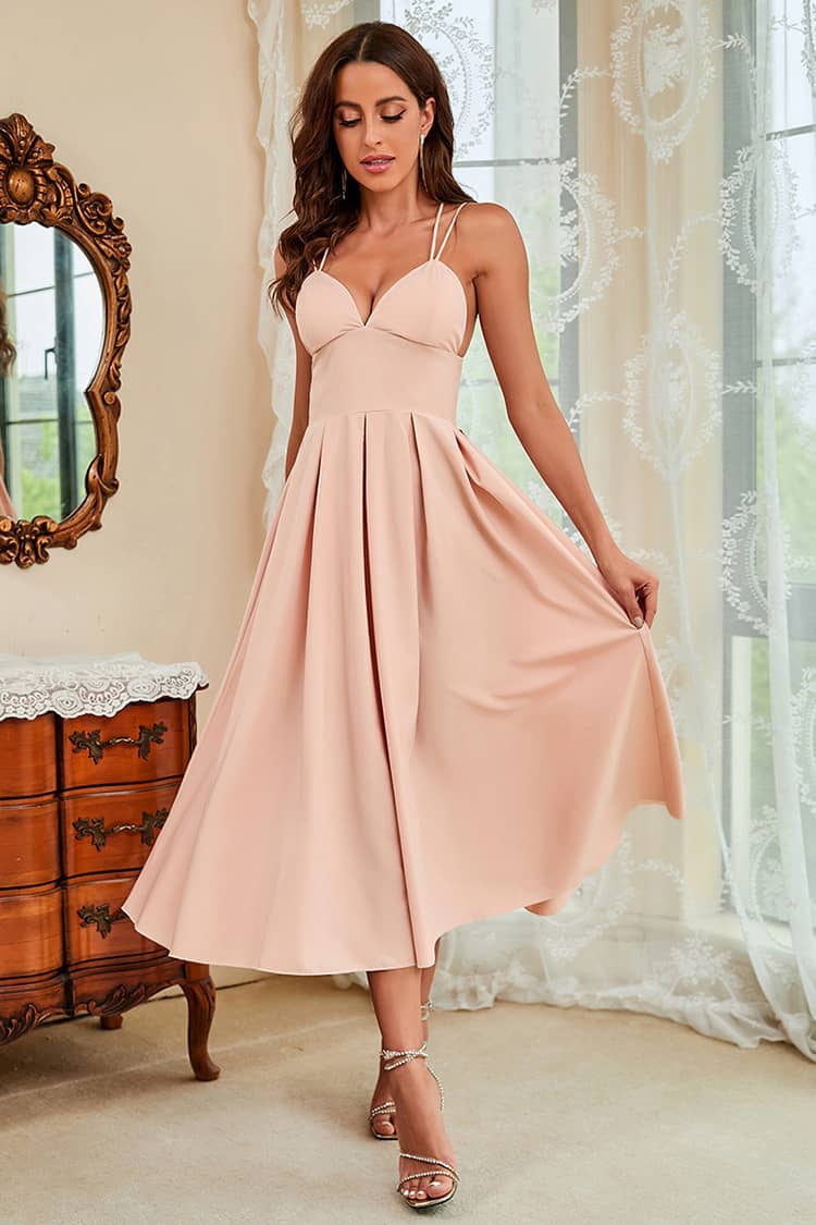 Robe Champêtre  Rose Poudré