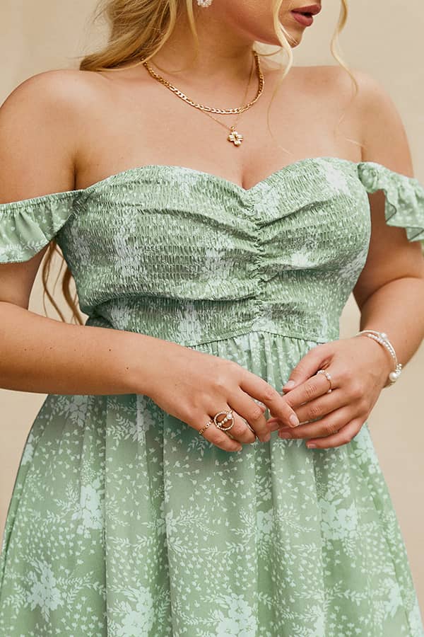 Robe Chic Et Champêtre Longue  Grande Taille