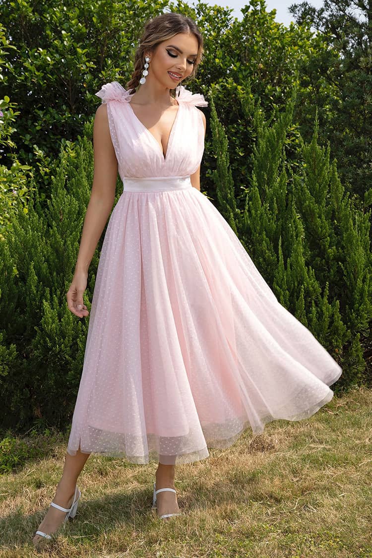 Robe De Cocktail Champêtre  Longue - A DONNER