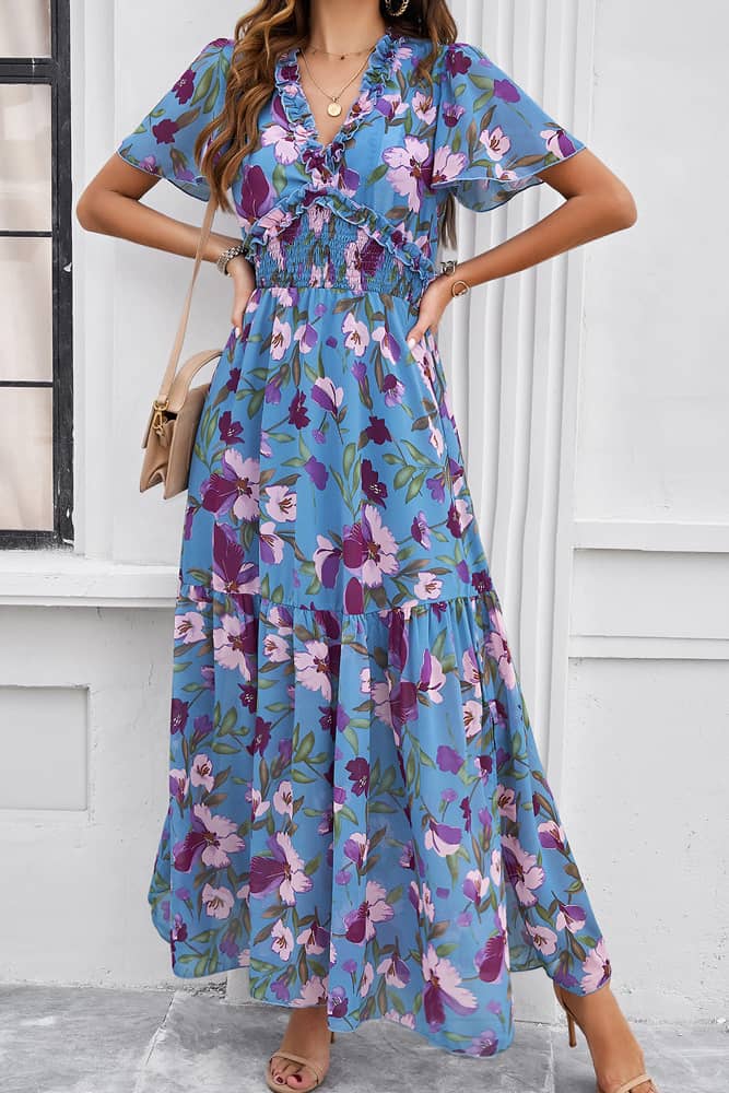 Robe De Printemps  Pour Mariage Champêtre Invitée