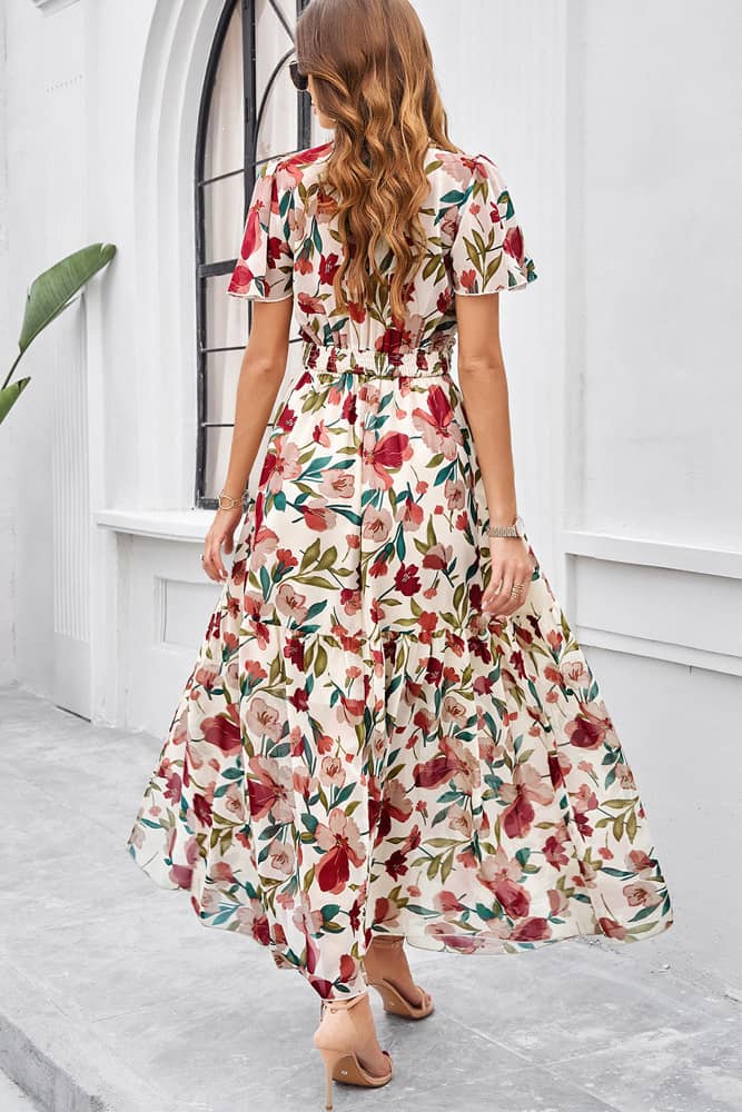 Robe De Printemps  Pour Mariage Champêtre Invitée