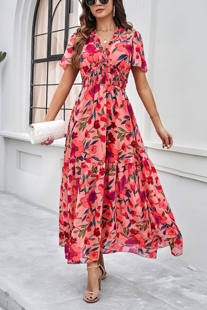 Robe De Printemps  Pour Mariage Champêtre Invitée
