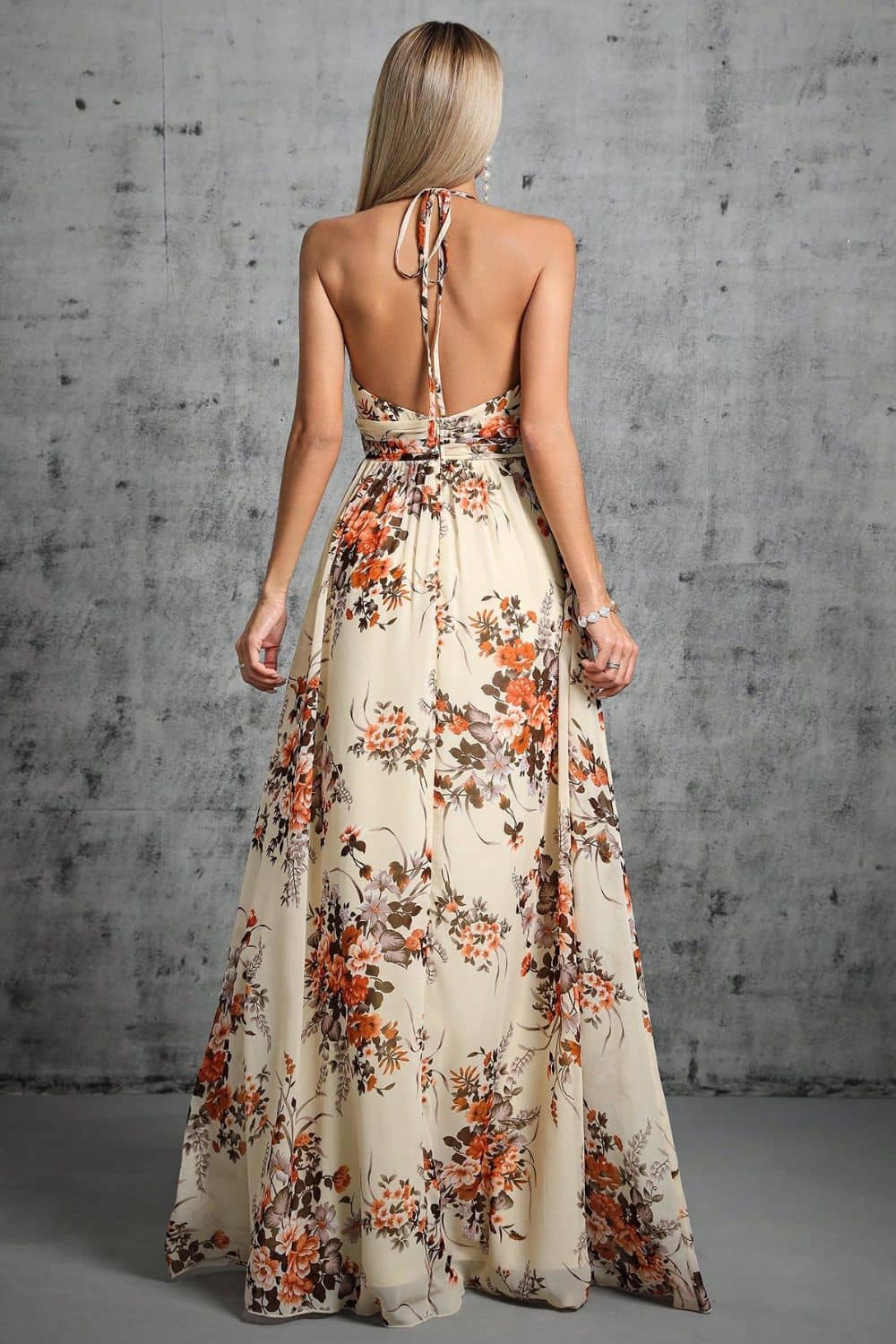 Robe Dos Nu  Fleurie