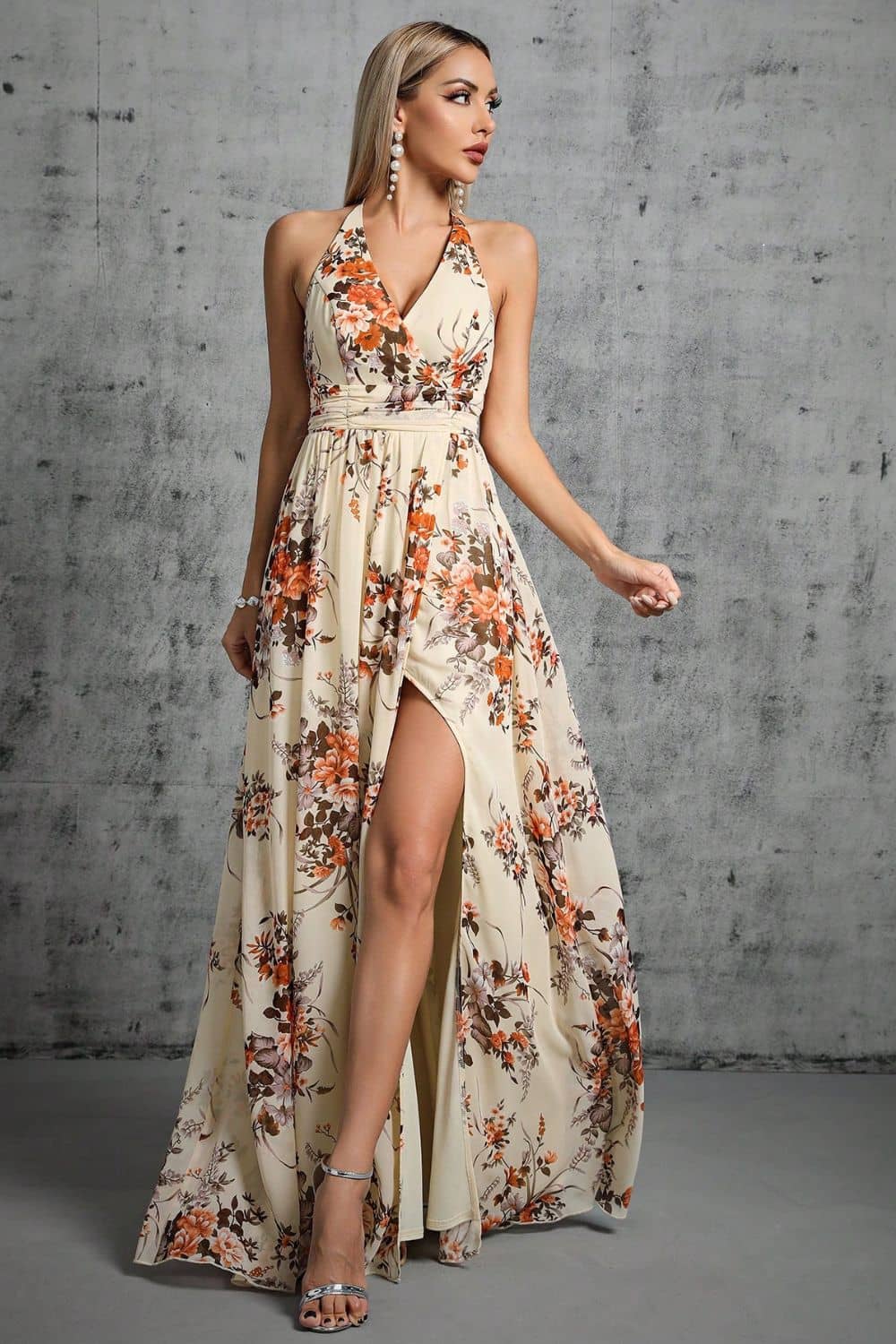 Robe Dos Nu  Fleurie
