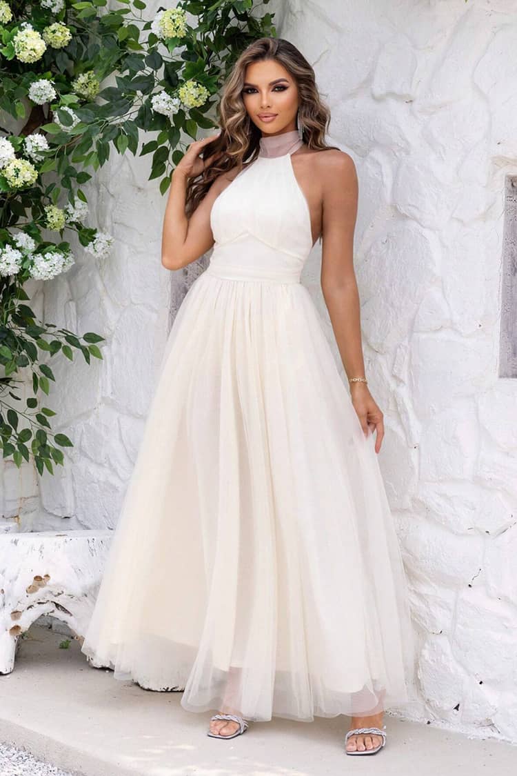 Robe Ecru  Champêtre - A DONNER