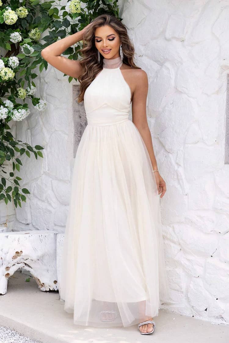 Robe Ecru  Champêtre - A DONNER
