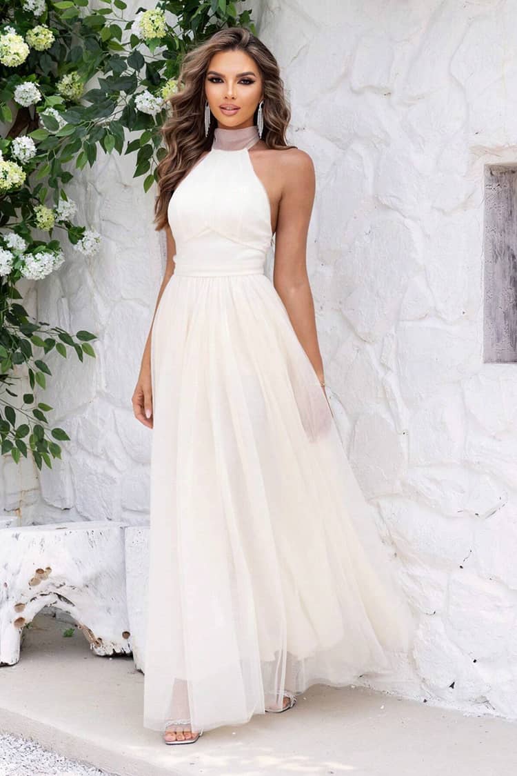 Robe Ecru  Champêtre - A DONNER