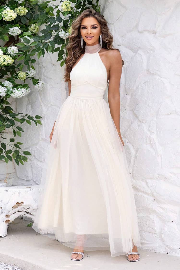 Robe Ecru  Champêtre - A DONNER