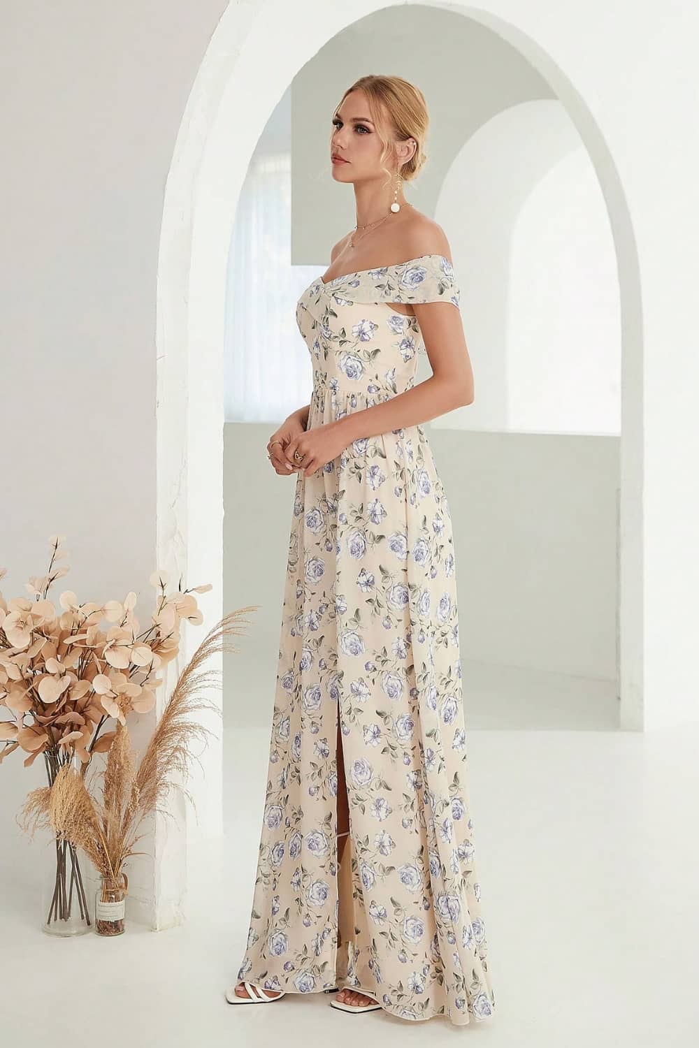 Robe Épaules Dénudées  Pour Mariage
