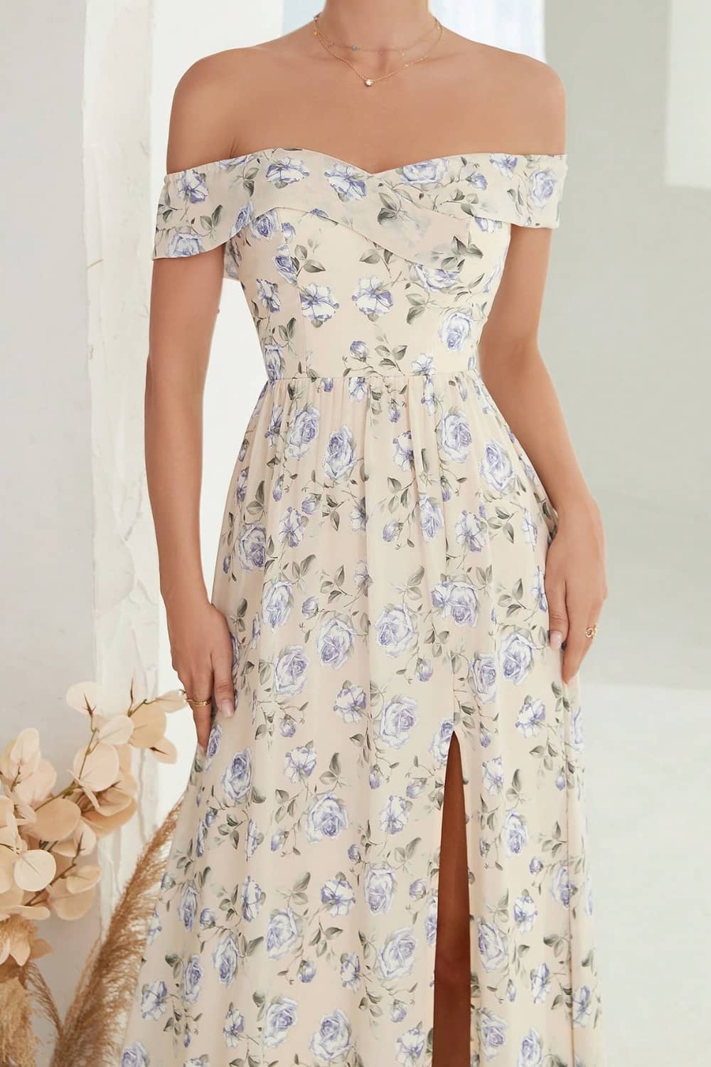 Robe Épaules Dénudées  Pour Mariage