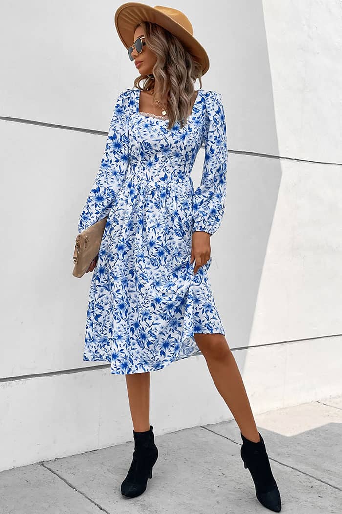 Robe Fleurie Vintage  Champêtre