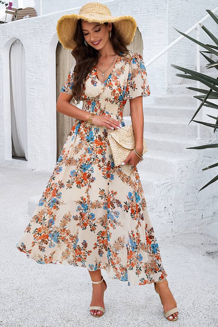 Robe Fluide  Champêtre