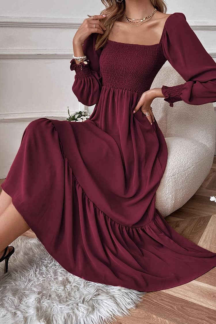 Robe Fluide Champêtre  Rétro