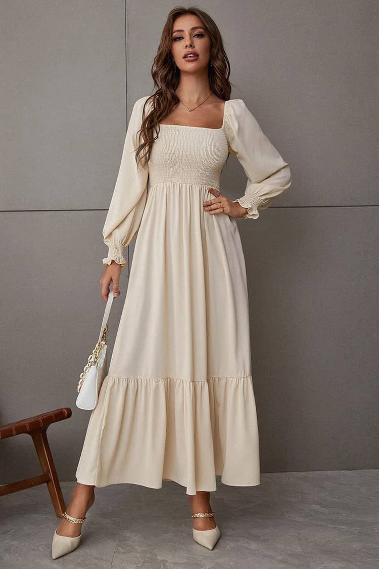 Robe Fluide Champêtre  Rétro