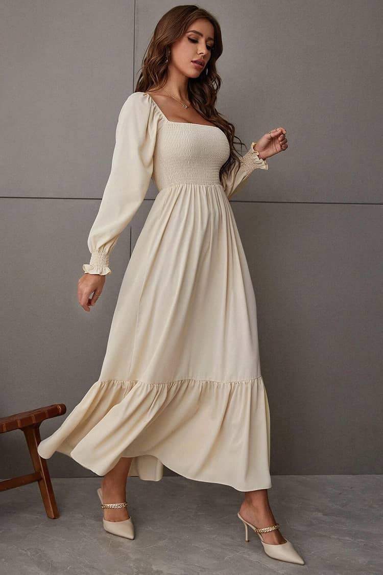 Robe Fluide Champêtre  Rétro