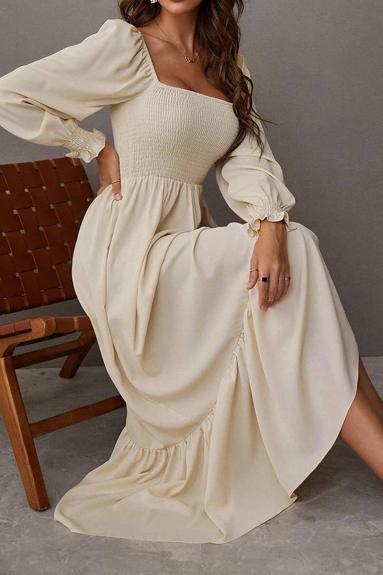 Robe Fluide Champêtre  Rétro