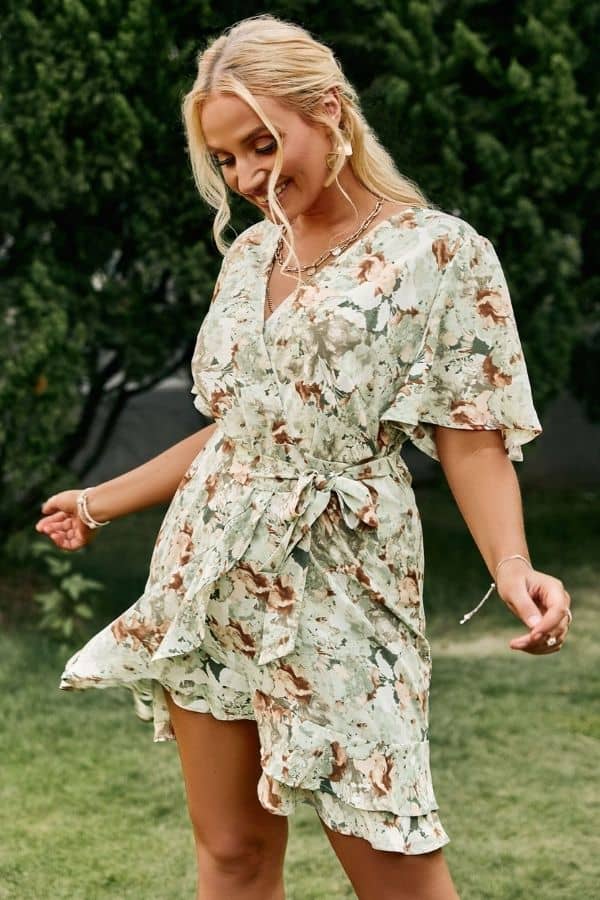 Robe Invitée Mariage Champêtre  Grande Taille 