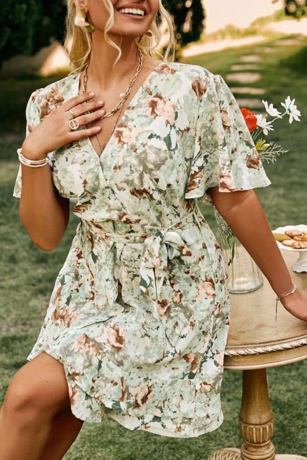 Robe Invitée Mariage Champêtre  Grande Taille 