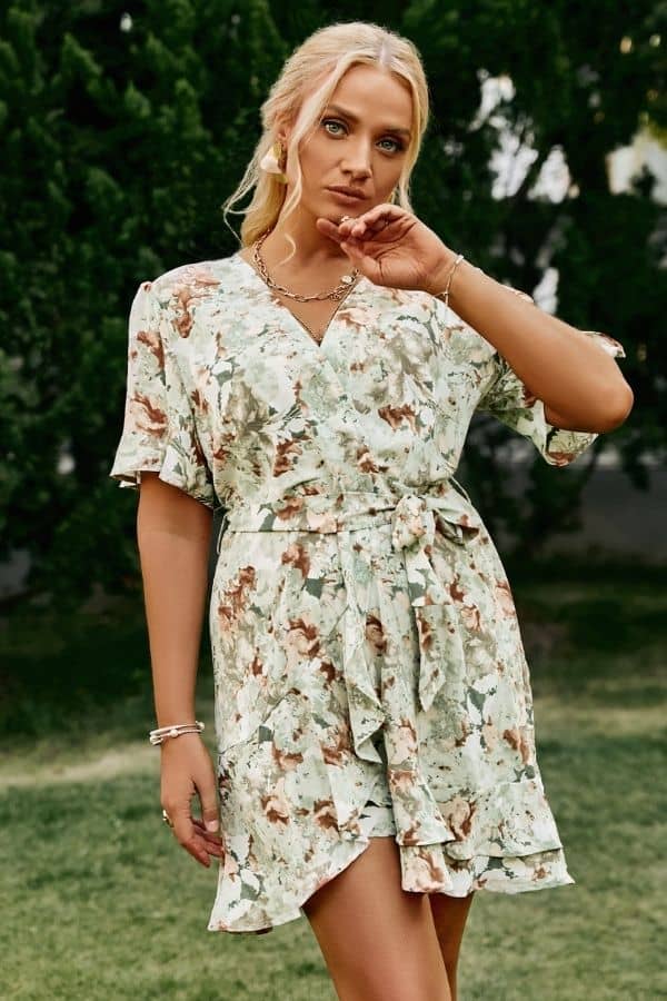 Robe Invitée Mariage Champêtre  Grande Taille 